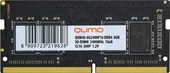 Оперативная память QUMO 8GB DDR4 SODIMM PC4-19200 QUM4S-8G2400P16 - фото