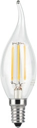 Светодиодная лампа Gauss LED Filament Candle tailed E14 7 Вт 4100 К 104801207 - фото
