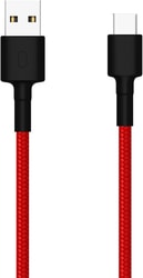 Кабель Xiaomi USB Type-C Braided (красный) - фото