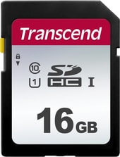 Карта памяти Transcend SDHC 300S 16GB - фото