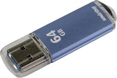 USB Flash Smart Buy V-Cut 64GB (синий) - фото