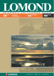 Фотобумага Lomond Матовая A4 120 г/кв.м. 100 листов (0102003) - фото