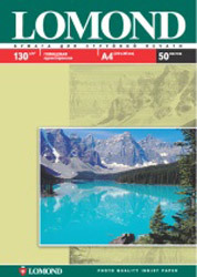 Фотобумага Lomond Глянцевая A4 130 г/кв.м. 50 листов (0102017) - фото