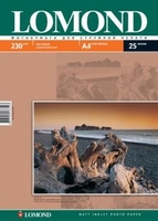 Фотобумага Lomond Матовая А4 230 г/кв.м. 25 листов (0102050) - фото