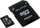 Карта памяти QUMO QM128GMICSDXC10U1 microSDXC 128GB + адаптер - фото