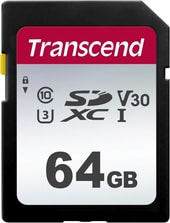 Карта памяти Transcend SDXC 300S 64GB - фото