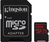 Карта памяти Kingston Canvas React SDCR/512GB microSDXC 512GB + адаптер - фото