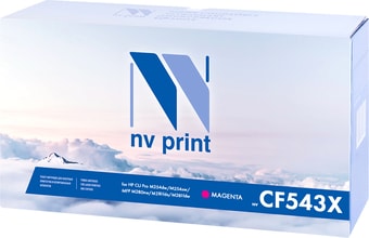 Картридж NV Print NV-CF543XM (аналог HP 203X (CF543X) - фото