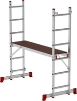 Лестница-трансформер Новая высота NV 1415 помост 6 ступеней - фото