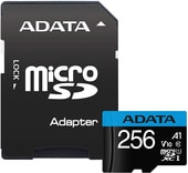 Карта памяти A-Data Premier AUSDX256GUICL10A1-RA1 microSDXC 256GB (с адаптером) - фото