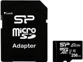 Карта памяти Silicon-Power microSDXC SP256GBSTXBU1V10SP 256GB (с адаптером) - фото