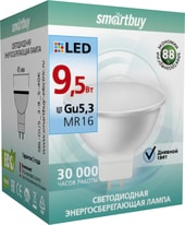 Светодиодная лампа SmartBuy MR16 GU5.3 9.5 Вт 4000 К [SBL-GU5_3-9_5-40K] - фото