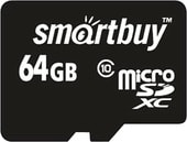 Карта памяти Smart Buy microSDXC SB64GBSDCL10-00LE 64GB - фото