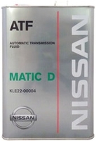 Трансмиссионное масло Nissan ATF Matic Fluid D 4л - фото