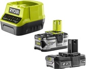 Аккумулятор с зарядным устройством Ryobi RC18120-242 5133003365 (18В/4 Ah + 18В/2 Ah + 18В) - фото
