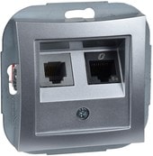 Розетка компьютерная Schneider Electric Дуэт WDE000385 - фото