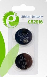Батарейки EnerGenie Lithium CR2016 2 шт. EG-BA-CR2016-01 - фото