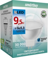 Светодиодная лампа SmartBuy MR16 GU5.3 9.5 Вт 6000 К SBL-GU5_3-9_5-60K - фото