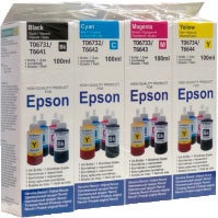 Чернила Revcol 128966 L 4x100 мл - фото