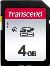 Карта памяти Transcend SDHC 300S 4GB - фото