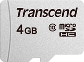 Карта памяти Transcend microSDHC 300S 4GB - фото