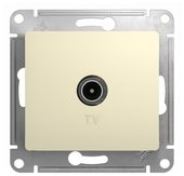 Розетка телевизионная Schneider Electric GLOSSA GSL000293 (бежевый) - фото