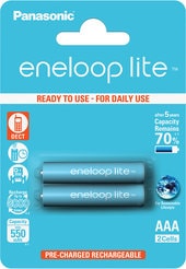 Аккумуляторы Panasonic Eneloop Pro AAA 550mAh 2 шт. [BK-4LCCE/2DE] - фото