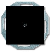 Декоративная заглушка ABB Basic 55 1715-0-0315 (шато-черный) - фото