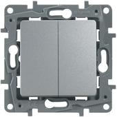 Выключатель Legrand Etika 672402 (алюминий) - фото