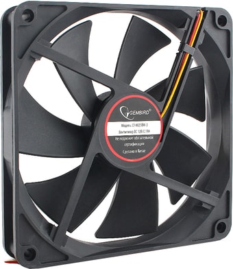 Вентилятор для корпуса Gembird D14025BM-3 - фото