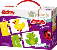Мозаика/пазл Baby Toys Учим цвета 02515 - фото