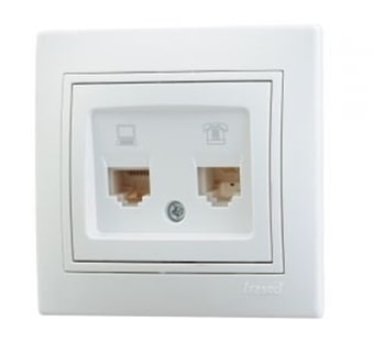 Розетка компьютерная Lezard Mira 701-0202-143 - фото