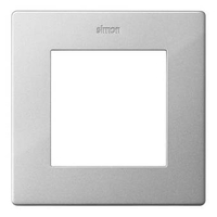 Рамка Simon 2400610-033 (алюминий) - фото