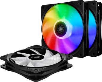 Набор вентиляторов DeepCool CF 120 DP-FA-RGB-CF120-3 - фото