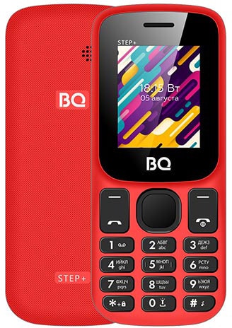 Мобильный телефон BQ-Mobile BQ-1848 Step+ (красный) - фото