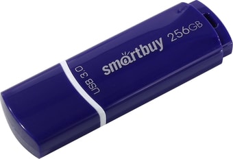 USB Flash Smart Buy Crown 256GB (синий) - фото