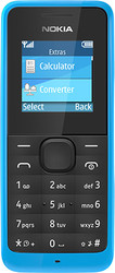 Мобильный телефон Nokia 105 Blue - фото