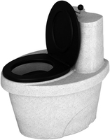 Мини-туалет Rostok 206.1000.004.0 (белый гранит) - фото