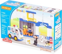 Конструктор Полесье 77554 Полицейский участок - фото