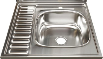 Кухонная мойка Mixline 528019 (полированная, 0.8 мм) - фото