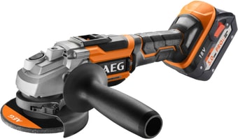 Угловая шлифмашина AEG Powertools BEWS 18-125BL-502C 4935464417 (с 2-мя АКБ, кейс) - фото