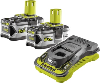 Аккумулятор с зарядным устройством Ryobi RC18150-250 5133004422 (18В/5 Ah + 18В) - фото