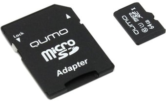 Карта памяти QUMO microSDXC QM64GMICSDXC10U3 64GB - фото