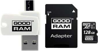 Карта памяти GOODRAM ALL in ONE microSDXC M1A4-1280R12 128GB - фото