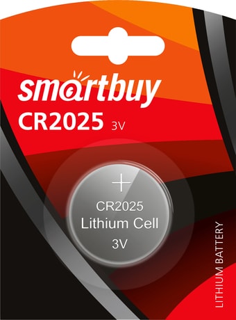 Батарейки SmartBuy Lithium CR2025 SBBL-2025-1B - фото