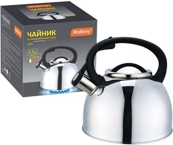 Чайник со свистком Mallony Arte (зеркальная полировка) - фото