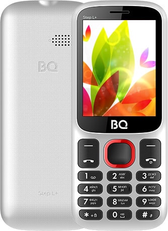 Мобильный телефон BQ-Mobile BQ-2440 Step L+ (белый/красный) - фото