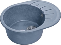 Кухонная мойка GranFest Rondo GF-R580L (графит) - фото