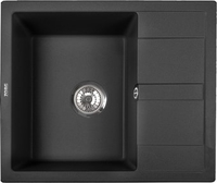 Кухонная мойка ZorG Apollo 101 (черный опал) - фото