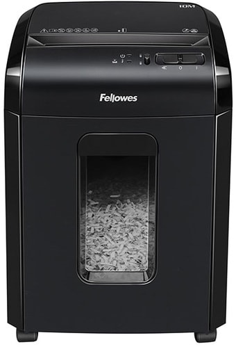 Шредер Fellowes Powershred 10M (черный) - фото